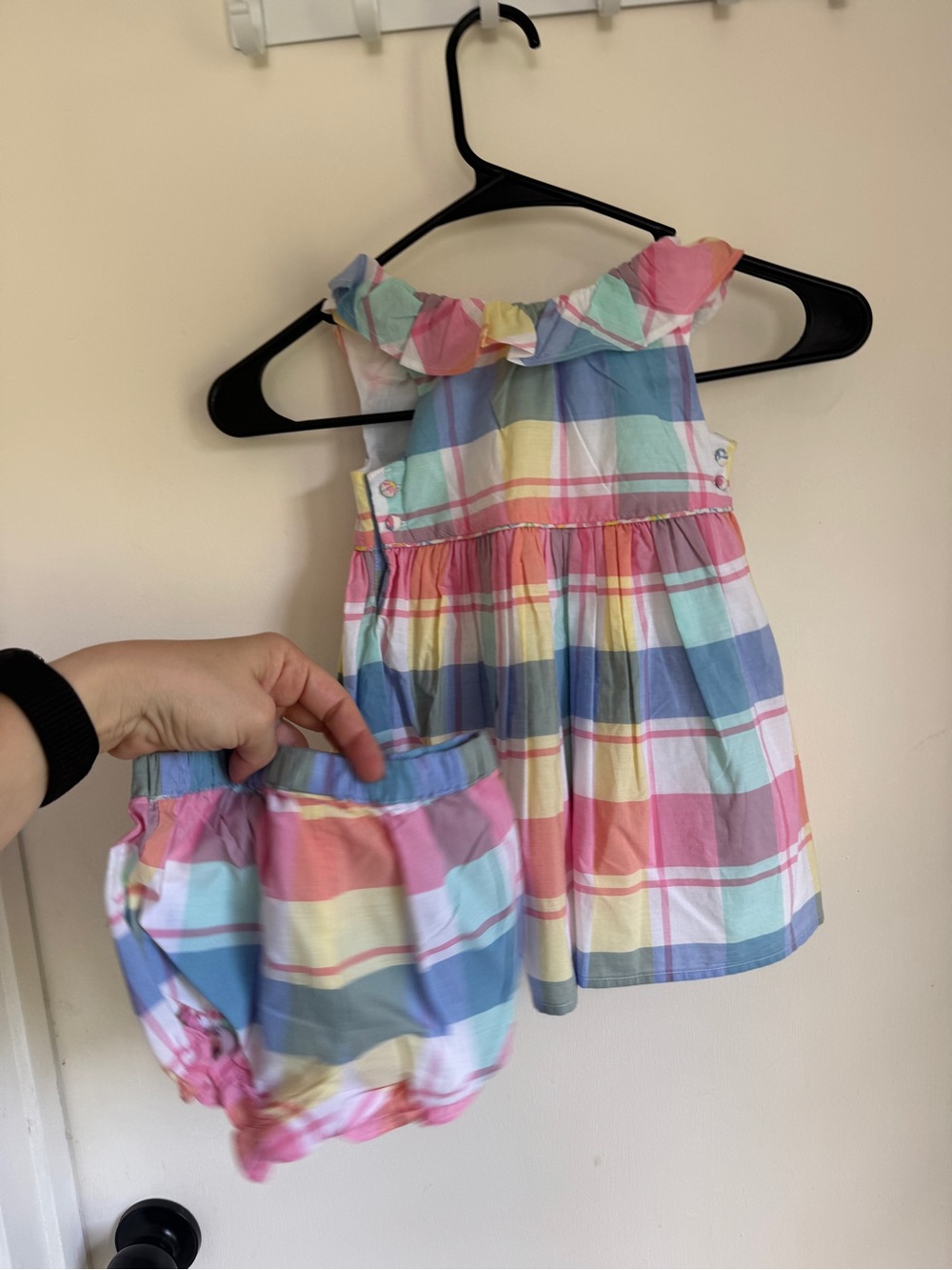 Tommy Bahama Pastel Plaid Sundress with Bloomers - Pink, Blue, Yellow, Green
